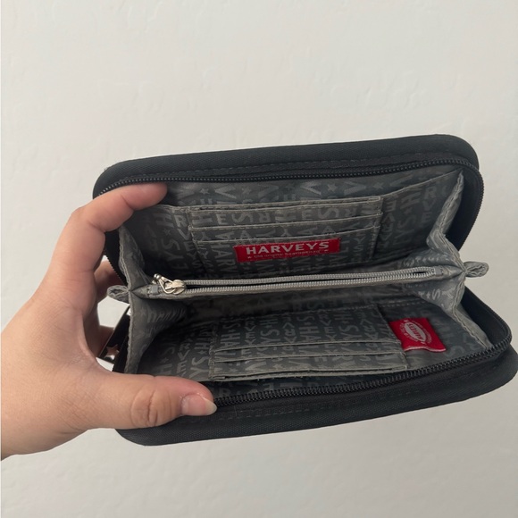 Harveys Black Woven Wallet - Picture 5 of 5